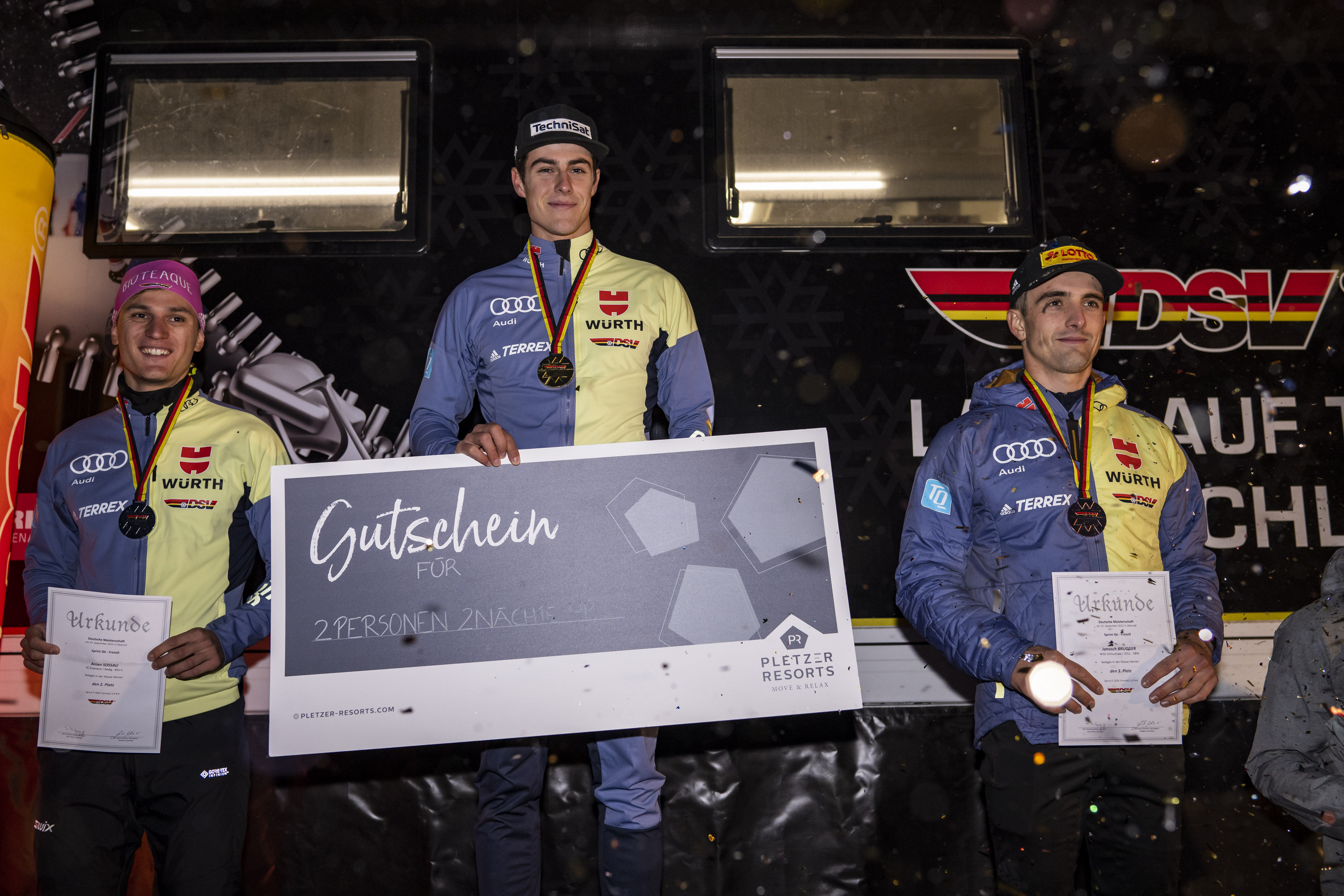 Jan Stölben wird Deutscher Meister im Skisprint